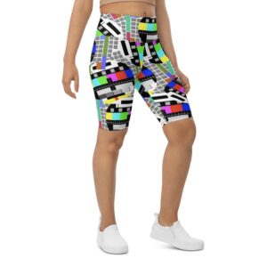 TV No Signal Biker Shorts Biker Shorts For Mom Shorts Mother s Day Mother Day Gift 2 qmihvu.jpg