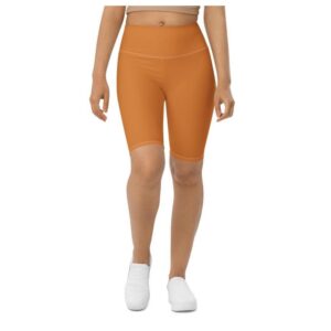 Tangerine Orange Biker Shorts, Biker Shorts For&hellip;