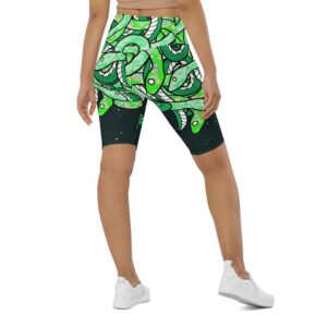 Tangled Snakes Biker Shorts, Biker Shorts For&hellip;