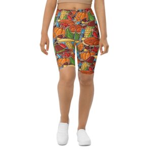 Thanksgiving Celebration Biker Shorts, Biker Shorts For&hellip;