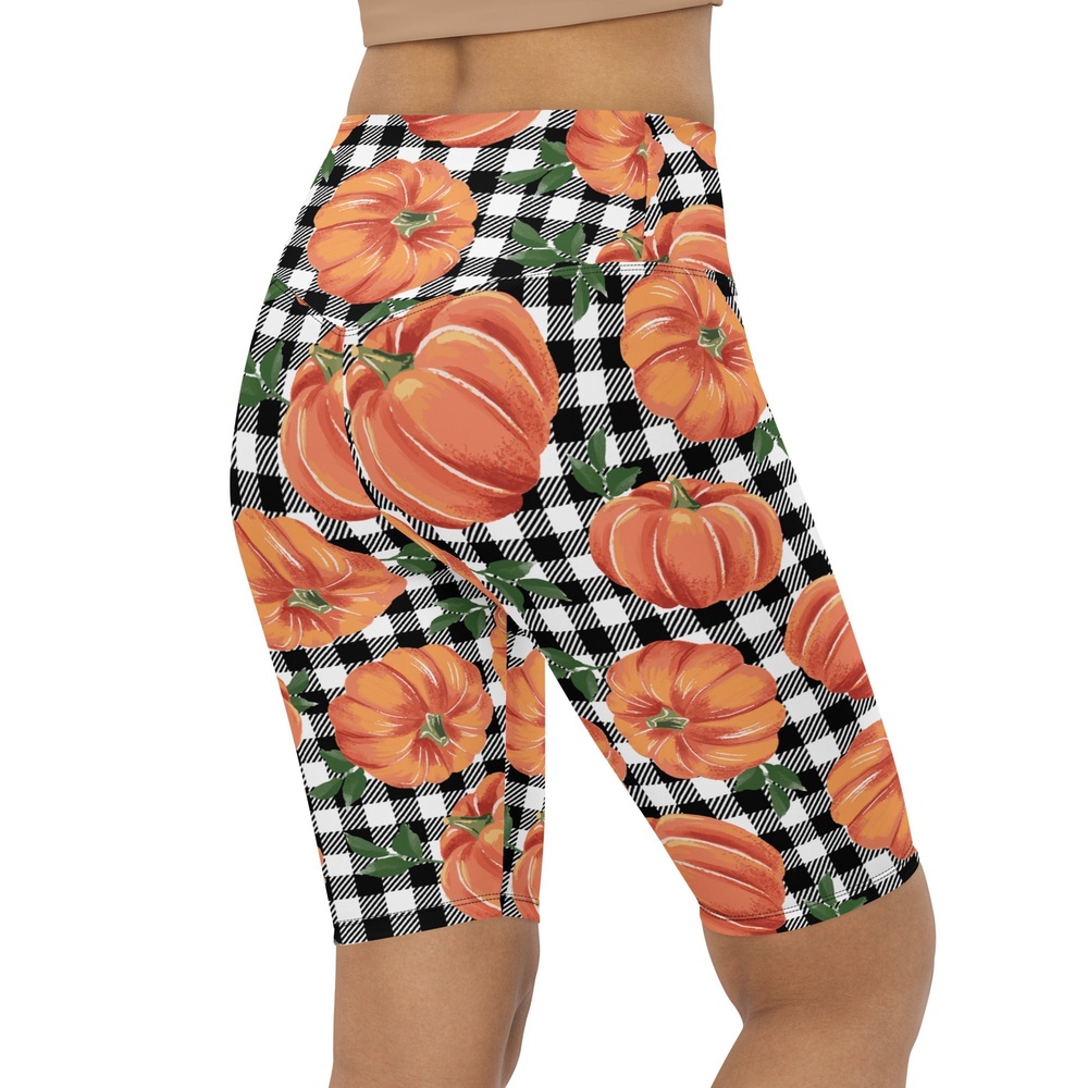Thanksgiving Pumpkins Biker Shorts, Biker Shorts For Mom, Shorts Mother’s Day, Mother Day Gift
