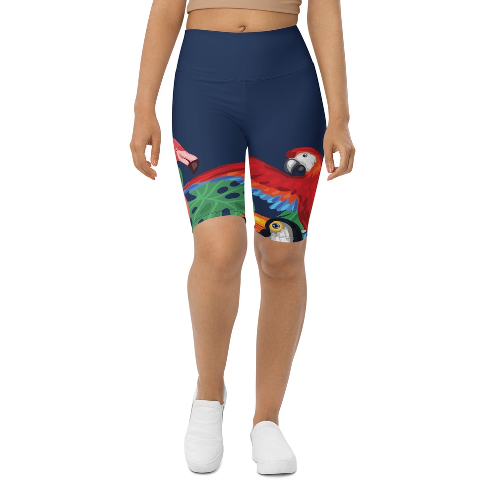 Tropical Birds Biker Shorts, Biker Shorts For Mom, Shorts Mother’s Day, Mother Day Gift Tropical Birds Biker Shorts, Biker Shorts For Mom, Shorts Mother’s Day, Mother Day Gift