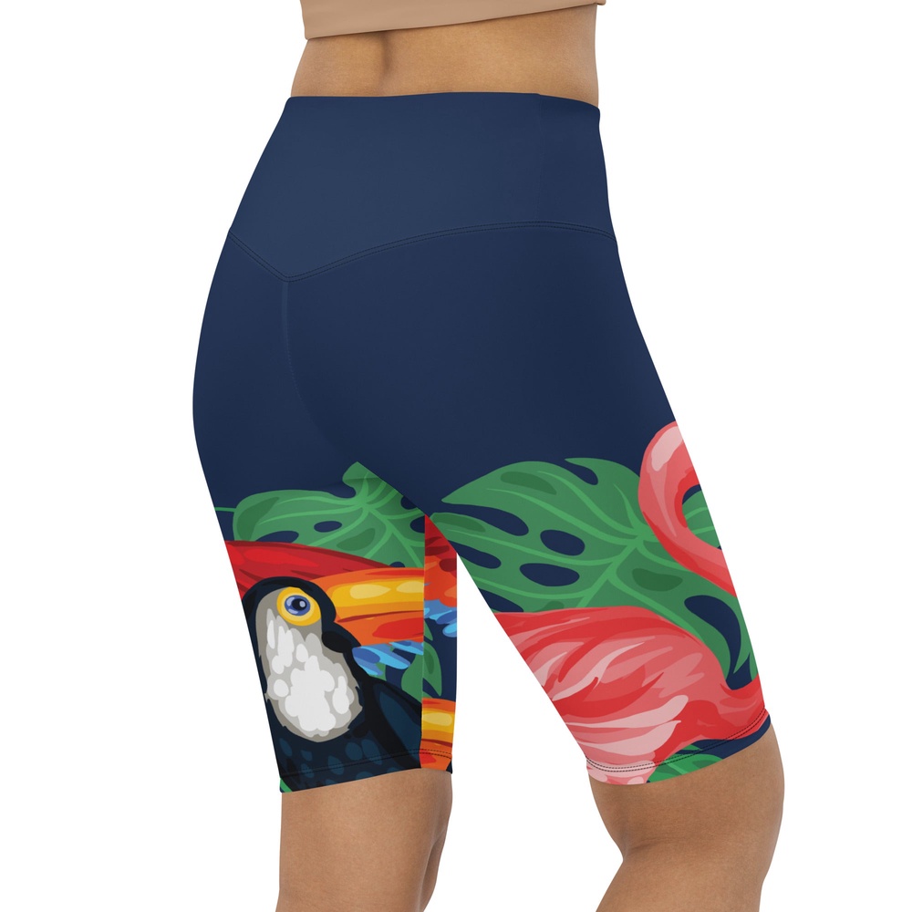 Tropical Birds Biker Shorts, Biker Shorts For Mom, Shorts Mother’s Day, Mother Day Gift Tropical Birds Biker Shorts, Biker Shorts For Mom, Shorts Mother’s Day, Mother Day Gift