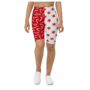 Two Patterned Christmas Biker Shorts, Biker Shorts&hellip;