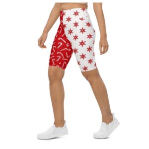 Two Patterned Christmas Biker Shorts Biker Shorts For Mom Shorts Mother s Day Mother Day Gift 2 g4wr8i.jpg