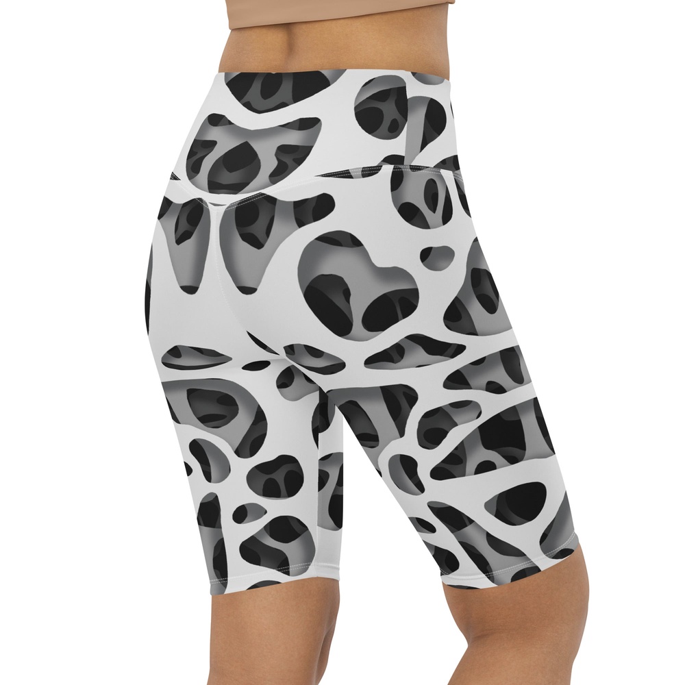 Web Illusion Pattern Biker Shorts, Biker Shorts For Mom, Shorts Mother’s Day, Mother Day Gift