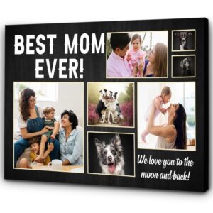 Best Mom Ever Personalized Mom Canvas, Custom&hellip;