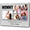 Custom Mom Canvas Mom You Are One In A Million Gift For Mom, Mother, Mom’s Birthday, Mother’s Day Gift, Wall Art Poster Canvas For Mom