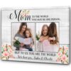 Custom Mom Canvas Mommy Photo Collage Wall Art Mom Gift From Daughter Son On Birthday Mothers Day Gift, Wall Art Poster Canvas For Mom
