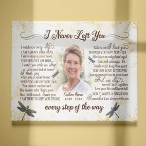 Customized Memorial Canvas, I Never Left You,&hellip;