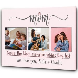 Mom Photo Collage Canvas Custom Gift For&hellip;