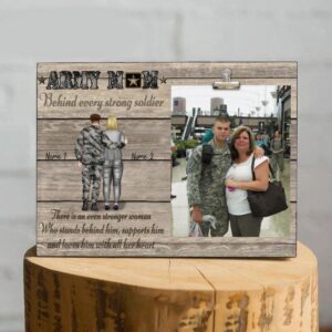 Mother’s Day Custom Photo Frame Army Mom&hellip;
