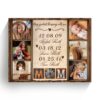 Personalized Gift For Mother, Photo On Canvas You Became My Mom, Personalized Canvas Mother’s Day Gifts For Mom