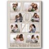 Personalized Mom Canvas Photo Collage, Mommy Love You To The Moon And Back, New Mom Mother’s Day Gift, Wall Art Poster Canvas For Mom Personalized Mom Canvas Photo Collage, Mommy Love You To The Moon And Back, New Mom Mother’s Day Gift, Wall Art Poster Canvas For Mom