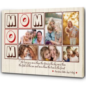 Personalized Mom Canvas Mom Photo Collage Wall&hellip;