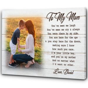 Personalized Mom Canvas, Son & Mother Custom&hellip;