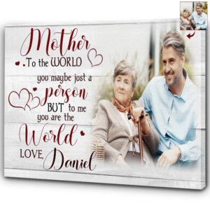 Personalized Mom Canvas, To Me You Are&hellip;