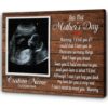 Personalized New Mom Canvas Just You Dad And Me First Mother’s Day Gift From New Mom Expecting Mom, Wall Art Poster Canvas For Mom Personalized New Mom Canvas Just You Dad And Me First Mother’s Day Gift From New Mom Expecting Mom, Wall Art Poster Canvas For Mom