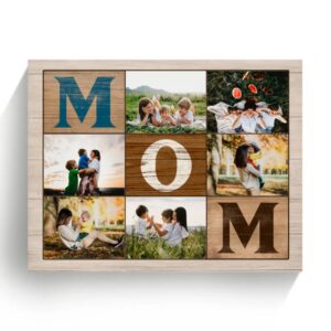 Personalized Photo Collage Canvas Mom Canvas Print,&hellip;