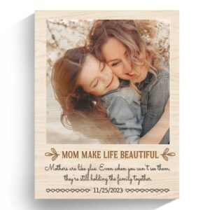 Photo On Canvas Mom Make Life Beautiful,&hellip;