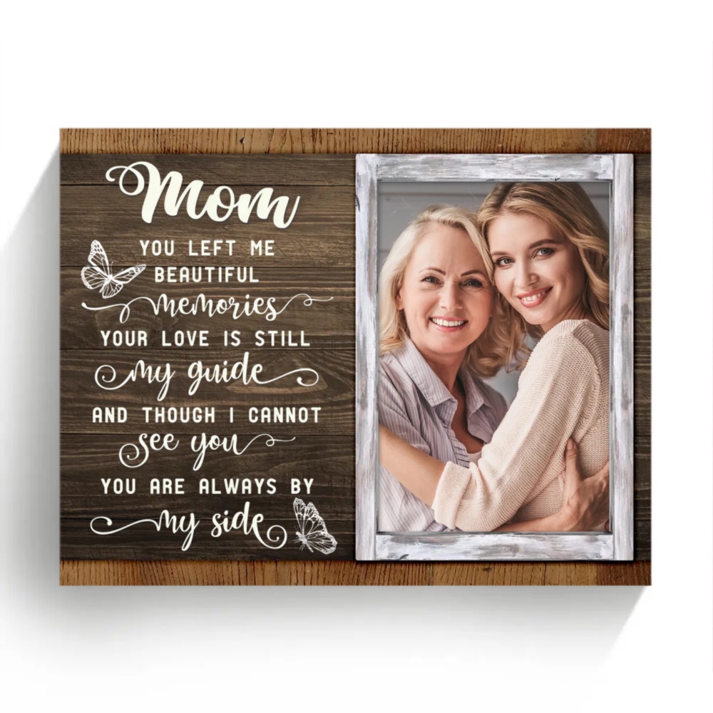 Those We Love Canvas Prints Family Loss Wall Art, Personalized Canvas Mother’s Day Gifts For Mom