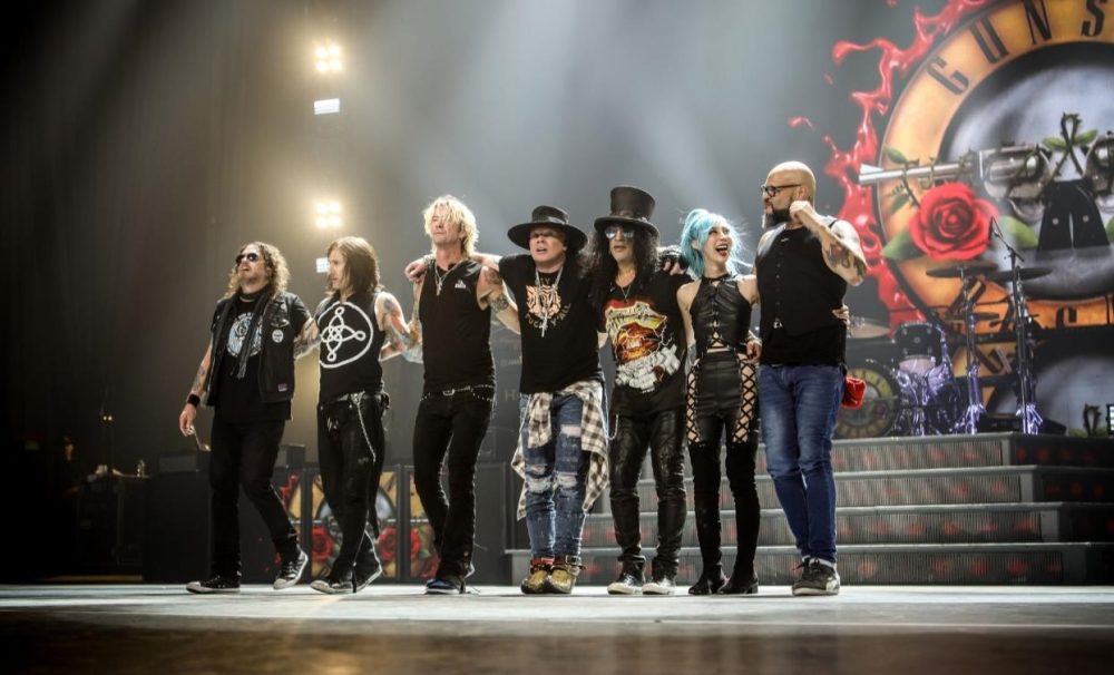 Concerts and music festivals are prime venues to debut your Guns N Roses costume Concerts and music festivals are prime venues to debut your Guns N Roses costume