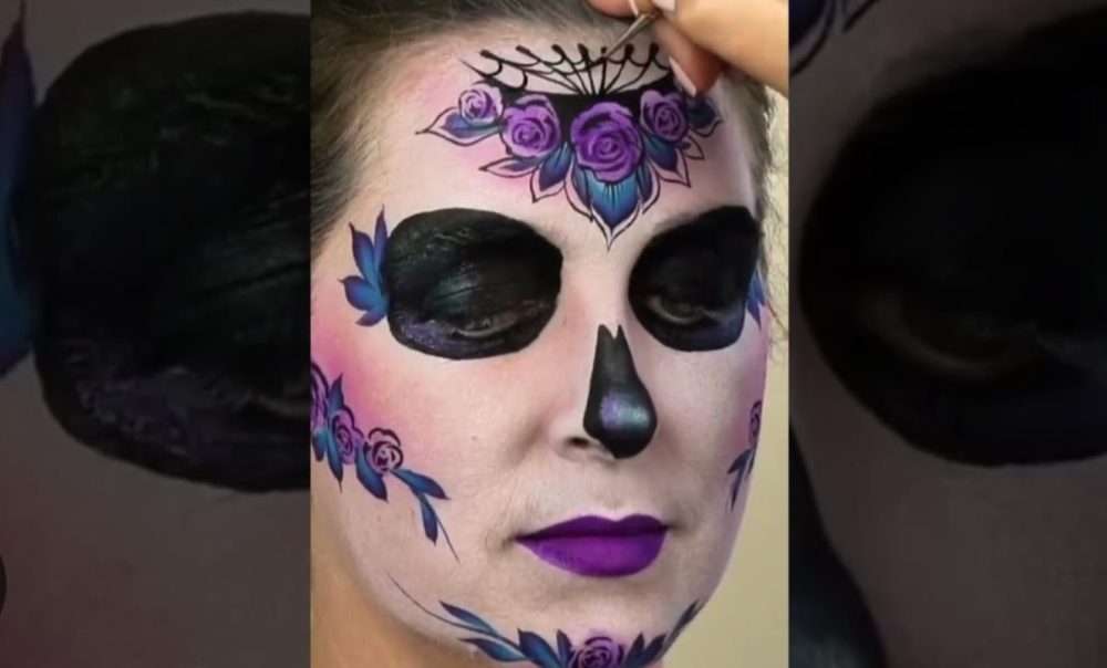 Recreating the Misfits iconic skull face makeup requires attention to detail Recreating the Misfits iconic skull face makeup requires attention to detail