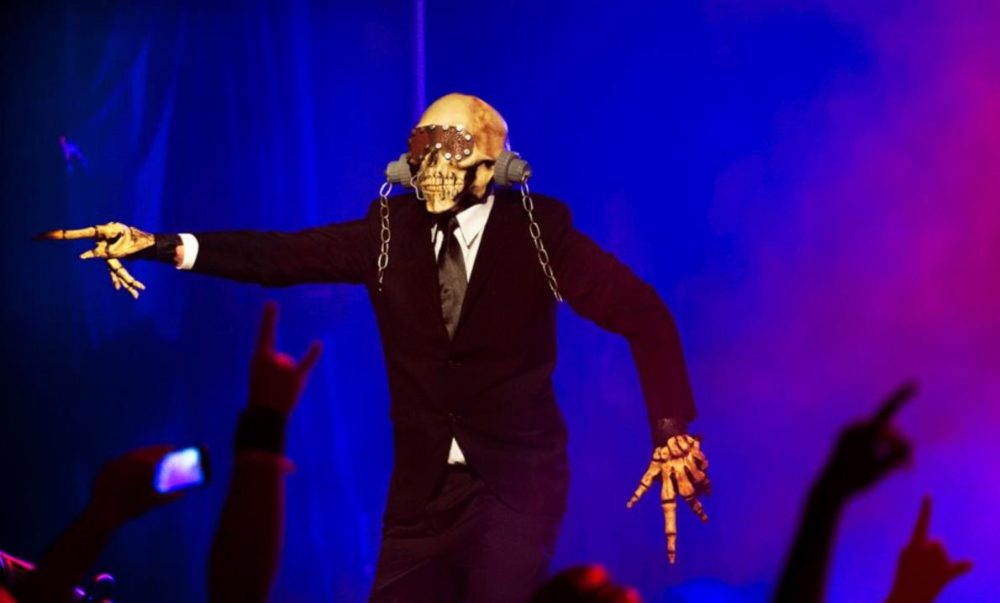 Vic Rattlehead, the skeletal mascot of Megadeth, is one of the most recognizable figures in metal