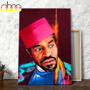 Poster Canvas –Rapper André 3000 Artwork Limited Edition