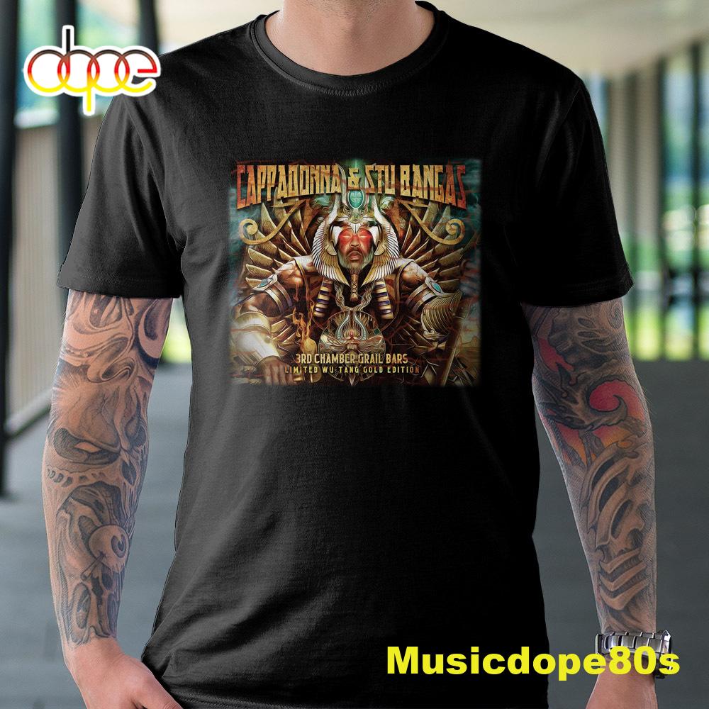 Wu-Tang Gold Edition 3rd Chamber Grail Bars Limited Unisex Tshirt Wu-Tang Gold Edition 3rd Chamber Grail Bars Limited Unisex Tshirt