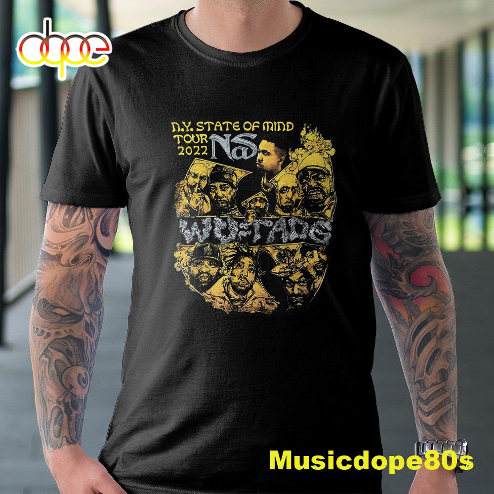 Wu-tang And Nas N.Y State Of Mind Tour 2022 Member Unisex T-shirt Wu-tang And Nas N.Y State Of Mind Tour 2022 Member Unisex T-shirt