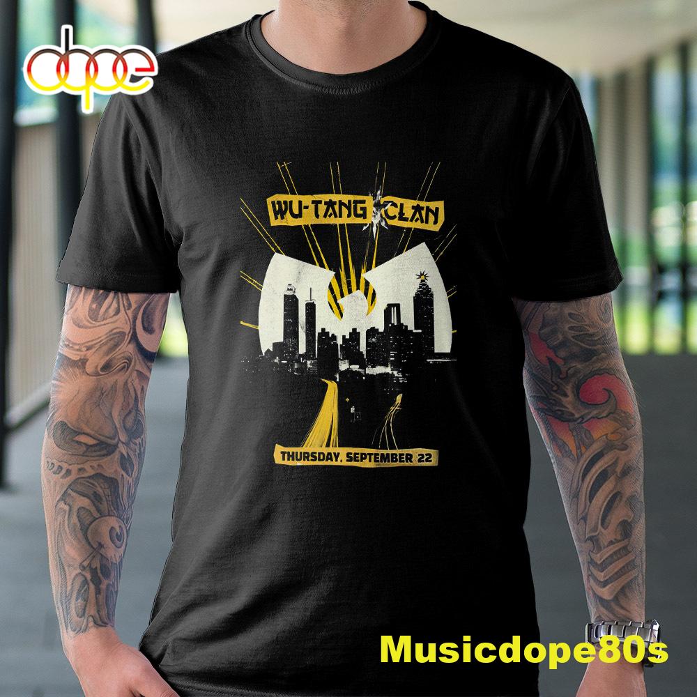Wu-tang And Nas New York State Of Mind Tour 2022 Atlanta Unisex T-shirt Wu-tang And Nas New York State Of Mind Tour 2022 Atlanta Unisex T-shirt