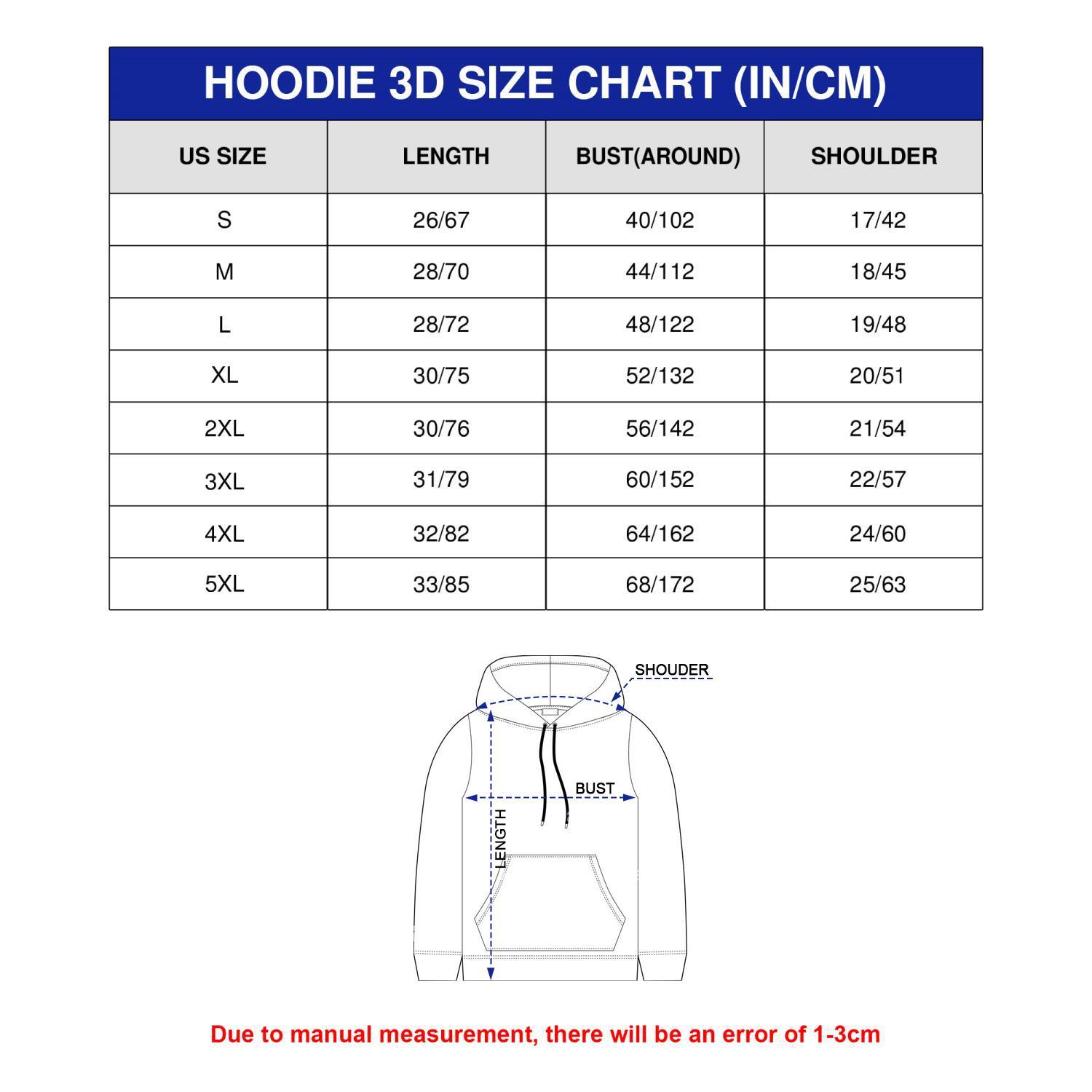 Size Hoodie