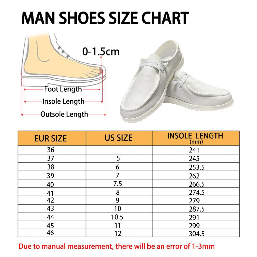 Men Shoes Size Chart