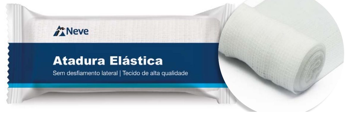 Kit de Atadura Elástica, não estéril. Tecnologia Safe - Neve 2,2M