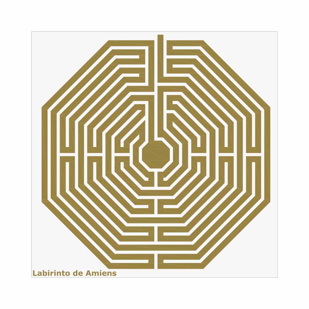 Placa Radiônica Labirinto de Amiens
