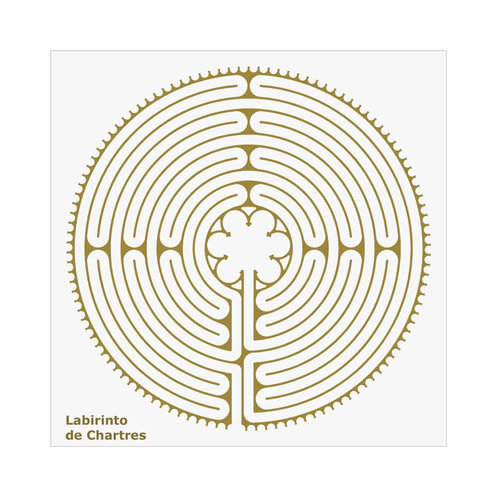 Placa Radiônica Labirinto de Chartres