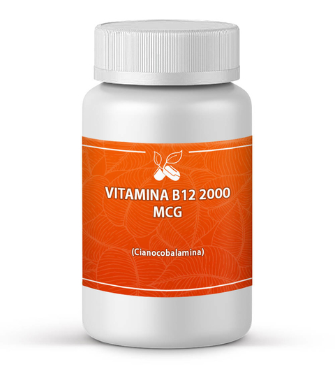 VITAMINA B12 (Cianocobalamina) 2000 MCG CÁPSULAS 