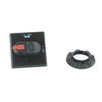ABB OHBS3AH1 Snap-On Selector Handle With I-O and OFF/ON Marking, 25 mm L x 48 mm W x 48 mm H, Plastic, Black