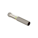 Banner Engineering M12PFF75Q8 Photoelectric Sensor, Barrel Shape, 12 to 75 mm, Red Laser Sensing Beam, 0.5 ms Response, PNP Output