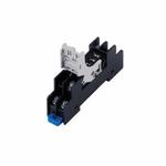 IDEC SJ2S-05BW Standard Relay Socket With Captive Wire Clamp, 250 VAC, 8 A, For Use With RJ2S Slim GP Relay, 8 Pin, 2 Poles