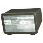 Atlas® FLDX-400PQPK HID Floodlight, (1) HPS Lamp, 400 W Fixture, 120/208/240/277 VAC, Bronze Housing