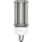 RAB HID-27-E26-840-BYP-PT Type B Universal HID LED Replacement Lamp, 27 W, E26 HID Lamp, Post Shape, 3900 Lumens