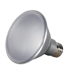 SATCO® S9418 LED Reflective Lamp, 13 W, 50 W Incandescent Equivalent, E26 Medium LED Lamp, PAR30SN Shape, 1000 Lumens