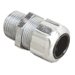 T&B® 2921 Ranger® Liquidtight Strain Relief Cord Connector, 1/2 in Trade, 0.31 to 0.56 in Cable Openings, Steel, Zinc Plated