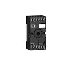 Schneider Electric Square D™ Zelio™ RUZC3M Mixed Relay Socket, 250 VAC, 10 A, For Use With Zelio™ RUMC (3 CO) Plug-In Relay, 11 Pin