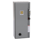 Square D 8538SBG62V02 Type S Combination Magnetic Starter With Fusible Disconnect Switch, 110 VAC at 50 Hz/120 VAC at 60 Hz V Coil, 2 Poles, NEMA 1 Enclosure