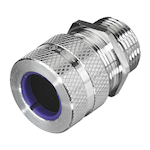 Wiring Device-Kellems SHC1038 Form 3 Standard Duty Straight Cord Connector, 3/4 in Trade, 1 Conductor, 0.75 to 0.88 in Cable Openings, Aluminum, Machined