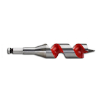 Milwaukee® 48-13-1123 Heavy Duty Solid Center Ship Auger Bit, 1-1/8 in Dia, 6 in OAL, 3 in L Spiral Flute, 7/16 in Shank