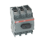 ABB OT100F3 Front Operated Non-Fusible Open Disconnect Switch, 600 VAC, 100 A, 50 hp, 3 Poles